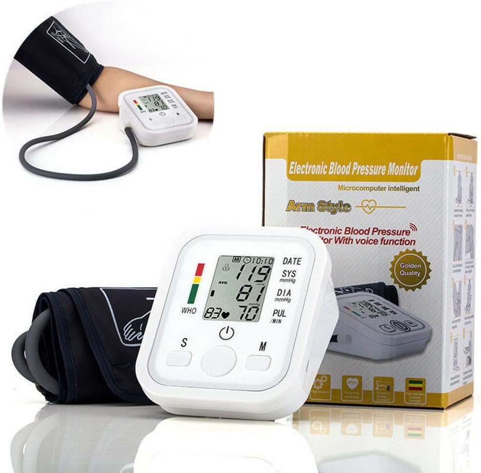 Monitor de Presión Arterial Digital de Brazo – Tensiómetro Automático de Alta Precisión