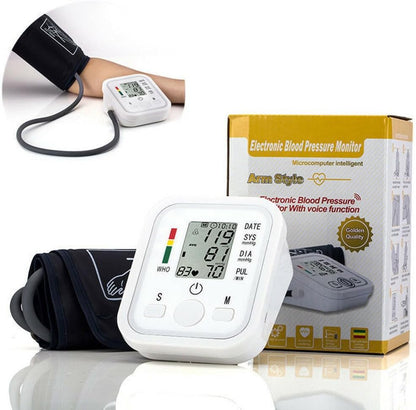 Monitor de Presión Arterial Digital de Brazo – Tensiómetro Automático de Alta Precisión