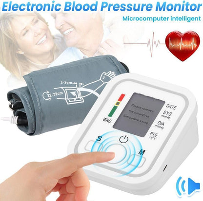 Monitor de Presión Arterial Digital de Brazo – Tensiómetro Automático de Alta Precisión