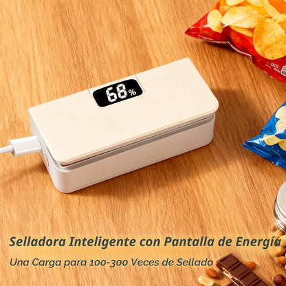 Sellador Térmico Digital de Bolsas 2 en 1 (Recargable USB)